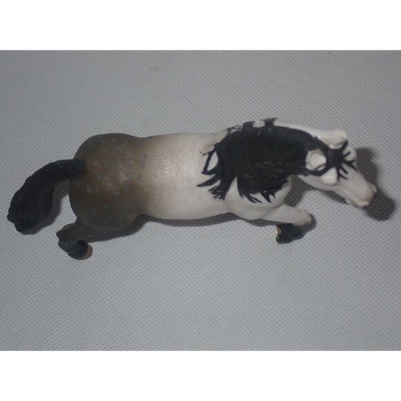 Schleich Horse Andalusian Stallion Toy Figure 13821 Gray Retired - Picture 2 of 5